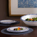 Beatriz Ball Serveware Beatriz Ball VIDA Bamboo 9" Salad Plate Set of 4 (White and Blue)