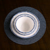 Beatriz Ball Serveware Beatriz Ball VIDA Bamboo 9" Salad Plate Set of 4 (White and Blue)