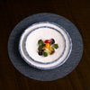 Beatriz Ball Serveware Beatriz Ball VIDA Bamboo 9" Salad Plate Set of 4 (White and Blue)