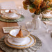 Beatriz Ball Serveware Beatriz Ball Vida Bamboo 9" Salad Plate Set of 4 (White and Natural)