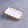 Beatriz Ball Serveware Beatriz Ball VIDA Bamboo Guest Towel Holder (White and Natural)