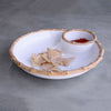 Beatriz Ball Serveware, Type_Outdoor Serving Beatriz Ball Vida Bamboo Large Chip & Dip Bowl (White and Natural)