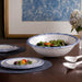Beatriz Ball Serveware Beatriz Ball VIDA Bamboo Large Salad Bowl (White and Blue)