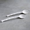 Beatriz Ball Serveware Beatriz Ball VIDA Bamboo Large Salad Servers (White)