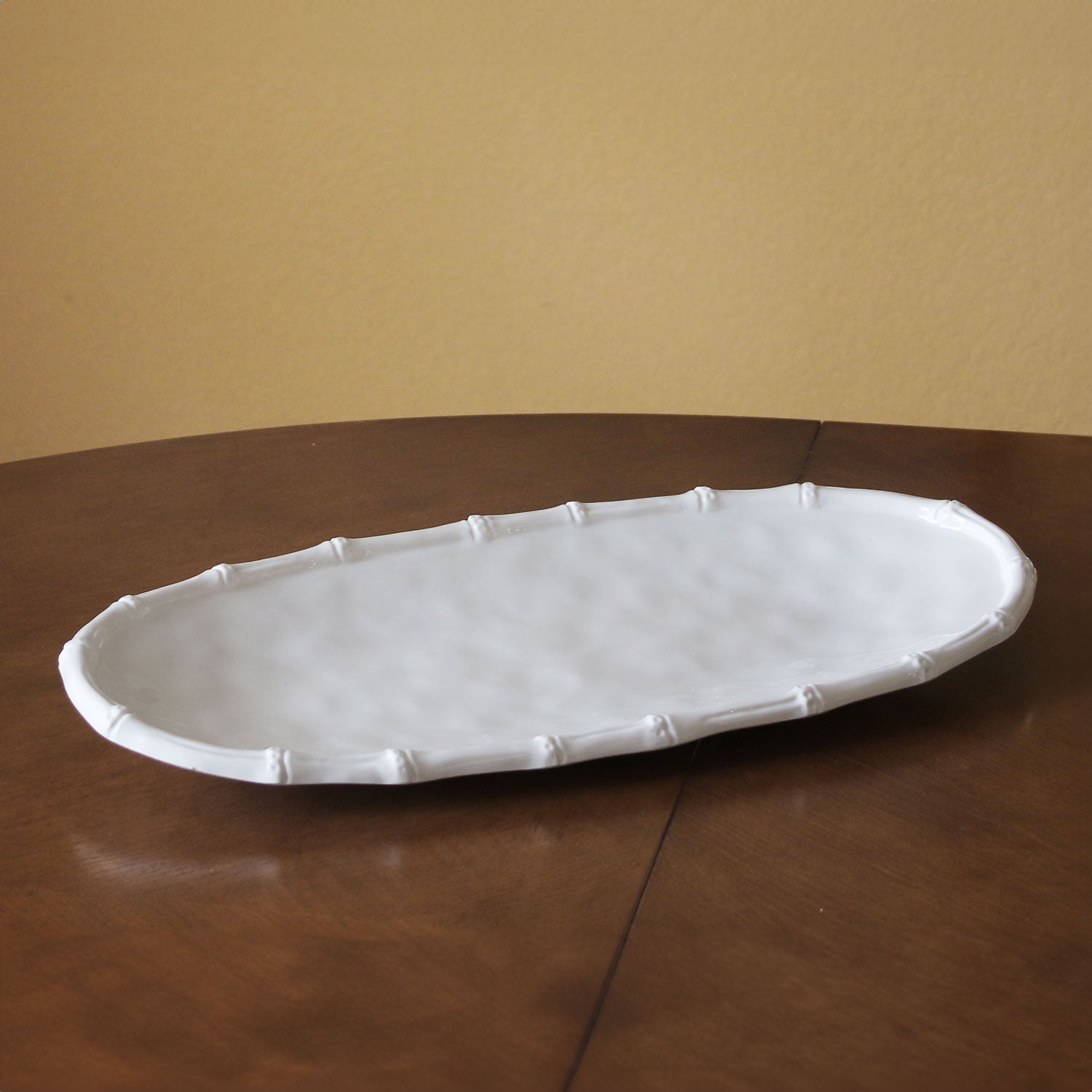 Beatriz Ball Serveware Beatriz Ball VIDA Bamboo Medium Oval Platter (White)