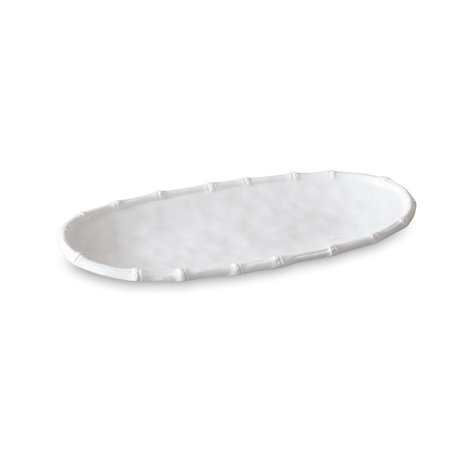 Beatriz Ball Serveware Beatriz Ball VIDA Bamboo Medium Oval Platter (White)