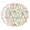 Beatriz Ball Giftware Beatriz Ball VIDA Birds, Pears and Vines Reversible Placemats Set of 4 (Pink & Green)