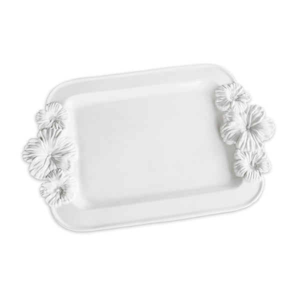 Beatriz Ball Serveware Beatriz Ball VIDA Bloom Large Hibiscus Tray (White)