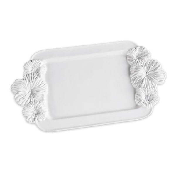 Beatriz Ball Serveware Beatriz Ball VIDA Bloom Medium Hibiscus Tray (White)