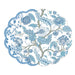 Beatriz Ball Giftware Beatriz Ball VIDA Blooms and Branches Reversible Placemats Set of 4 (Blue & White)