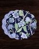 Beatriz Ball Giftware Beatriz Ball VIDA Blooms & Branches Reversible  Round Placemats Set of 4 Navy & Green