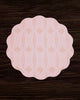 Beatriz Ball Giftware Beatriz Ball VIDA Blooms  & Branches Reversible  Round Placemats Set of 4 Pastel Pink & Blue