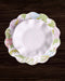 Beatriz Ball Giftware Beatriz Ball VIDA Blooms  & Branches Reversible  Round Placemats Set of 4 Pastel Pink & Blue