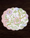 Beatriz Ball Giftware Beatriz Ball VIDA Blooms  & Branches Reversible  Round Placemats Set of 4 Pastel Pink & Blue