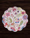 Beatriz Ball Giftware Beatriz Ball VIDA Blooms & Branches Reversible  Round Placemats Set of 4 Periwinkle & Peach