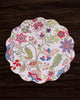 Beatriz Ball Giftware Beatriz Ball VIDA Blooms & Branches Reversible  Round Placemats Set of 4 Periwinkle & Peach