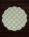 Beatriz Ball Giftware Beatriz Ball VIDA Blooms & Branches Reversible  Round Placemats Set of 4 Periwinkle & Peach