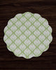 Beatriz Ball Giftware Beatriz Ball VIDA Blooms & Branches Reversible  Round Placemats Set of 4 Periwinkle & Peach