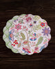 Beatriz Ball Giftware Beatriz Ball VIDA Blooms & Branches Reversible  Round Placemats Set of 4 Periwinkle & Peach