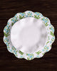 Beatriz Ball Giftware Beatriz Ball VIDA Blooms & Branches Reversible  Round Placemats Set of 4 Teal & Green