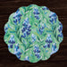Beatriz Ball Giftware Beatriz Ball VIDA Bluebells & Flowers Reversible  Round Placemats Set of 4 (Pink & Green)