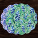 Beatriz Ball Giftware Beatriz Ball VIDA Bluebells & Flowers Reversible  Round Placemats Set of 4 (Pink & Green)