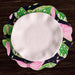 Beatriz Ball Giftware Beatriz Ball VIDA Butterflies & Flowers Reversible  Round Placemats Set of 4 (Pink & Green)