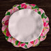 Beatriz Ball Giftware Beatriz Ball VIDA Butterflies & Flowers Reversible  Round Placemats Set of 4 (Pink & Green)