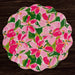 Beatriz Ball Giftware Beatriz Ball VIDA Butterflies & Flowers Reversible  Round Placemats Set of 4 (Pink & Green)