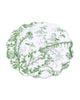 Beatriz Ball Giftware Beatriz Ball VIDA Chinoiserie Reversible  Round Placemats Set of 4 Green & White