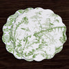 Beatriz Ball Giftware Beatriz Ball VIDA Chinoiserie Reversible  Round Placemats Set of 4 Green & White