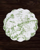 Beatriz Ball Giftware Beatriz Ball VIDA Chinoiserie Reversible  Round Placemats Set of 4 Green & White