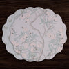Beatriz Ball Giftware Beatriz Ball VIDA Chinoiserie Reversible  Round Placemats Set of 4 Light Teal & White