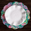 Beatriz Ball Giftware Beatriz Ball VIDA Coral Reef  Reversible  Round Placemats Set of 4 (Multi)