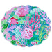 Beatriz Ball Giftware Beatriz Ball VIDA Coral Reef  Reversible  Round Placemats Set of 4 (Multi)
