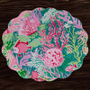 Beatriz Ball Giftware Beatriz Ball VIDA Coral Reef  Reversible  Round Placemats Set of 4 (Multi)