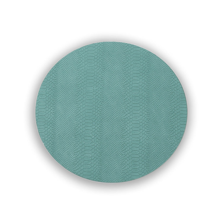 Beatriz Ball Serveware Beatriz Ball Vida Croc Reversible 15.5" Round Placemats Set of 4 (Coastal)