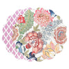Beatriz Ball Giftware Beatriz Ball VIDA Eggplant and Pink  Reversible Round Placemats Set of 4 Blue & Pink