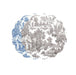 Beatriz Ball Giftware Beatriz Ball VIDA English Toile  Reversible Placemats Set of 4 (Blue and Gray)