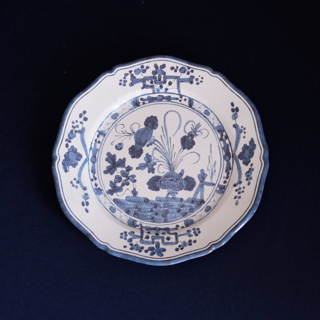 Beatriz Ball VIDA Faenza 11" Dinner Plate Set of 4 White and Blue