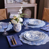 Beatriz Ball Serveware Beatriz Ball VIDA Faenza 9" Salad Plate Set of 4 White and Blue