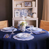 Beatriz Ball Serveware Beatriz Ball VIDA Faenza 9" Salad Plate Set of 4 White and Blue