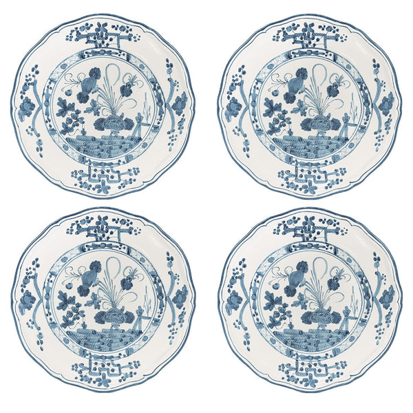 Beatriz Ball Giftware Beatriz Ball VIDA Faenza Appetizer Plate Set of 4 (Blue and White)