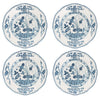 Beatriz Ball Giftware Beatriz Ball VIDA Faenza Appetizer Plate Set of 4 (Blue and White)