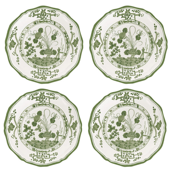 Beatriz Ball Giftware Beatriz Ball VIDA Faenza Appetizer Plate Set of 4 (Green and White)