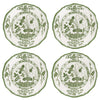 Beatriz Ball Giftware Beatriz Ball VIDA Faenza Appetizer Plate Set of 4 (Green and White)