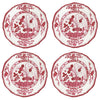 Beatriz Ball Giftware Beatriz Ball VIDA Faenza Appetizer Plate Set of 4  (Red and White)