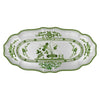 Beatriz Ball Giftware Beatriz Ball VIDA Faenza Long Rectangle Tray (Green and White)