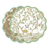 Beatriz Ball Giftware Beatriz Ball VIDA  Forest Animals and Branches Reversible Placemats Set of 4 (Green & Brown)