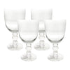 Beatriz Ball Giftware Beatriz Ball VIDA  French Swirl All Purpose Set of 4 (Clear)